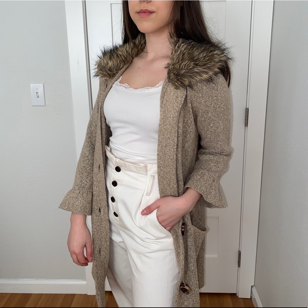 Beige Cardigan - Picture 3 of 4